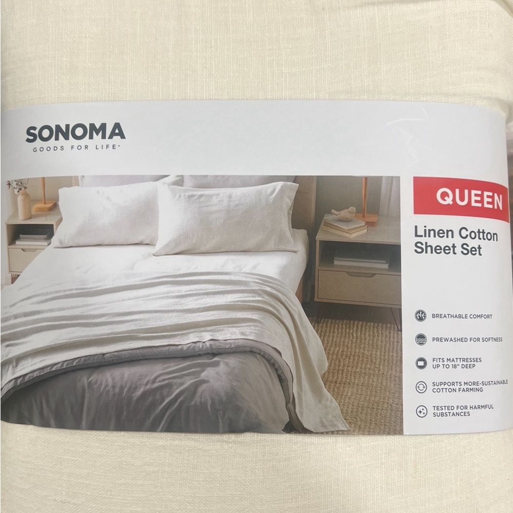 🔥🔥🔥Linen Cotton Sheet Set- Quinn. Limited inventory! Grab it before sold out!